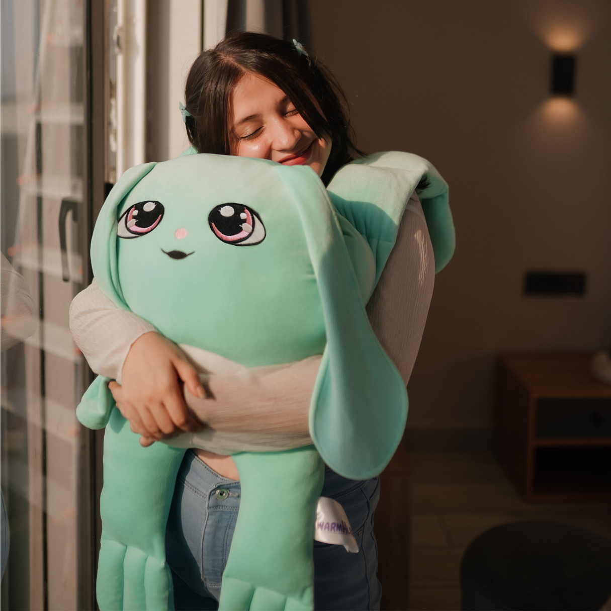 Warmhlee's Weighted Stuffed Plushie (Sea Green)