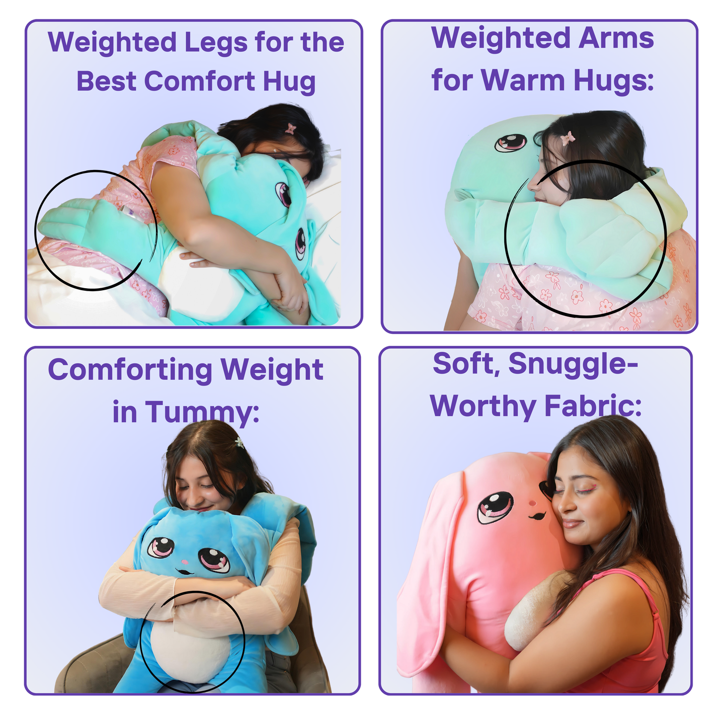 Warmhlee's Weighted Stuffed Plushie (Purple)